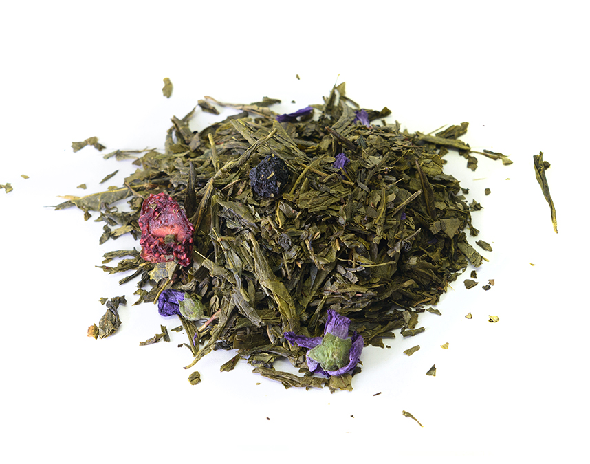 черничный йогурт (samovartime) / чай зеленый ароматизированный Ессентуки